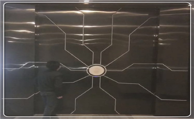 公司展厅不锈钢大门